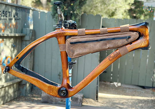 Handmade bicycle frame by Celilo