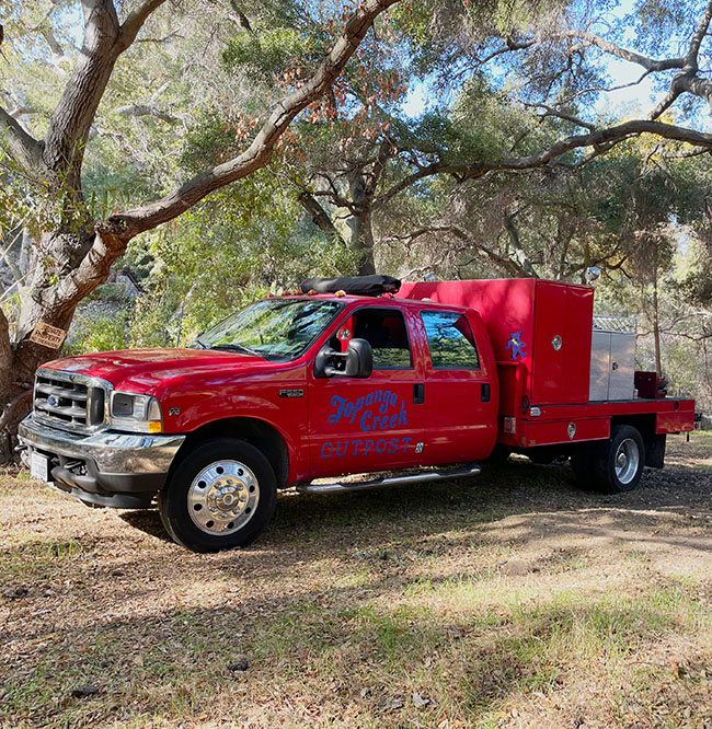 Topanga Creek Outpost Belt Brigade at a park