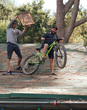 Alex's extreme excitement takes him to the roof to show off his new Esker Hayduke