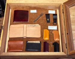 Hand cut and hand sewn premium leather goods