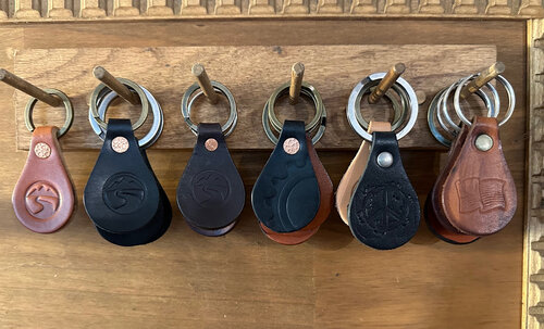 TCO leather keychains are great gift items