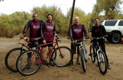 Our fearless single-speed team